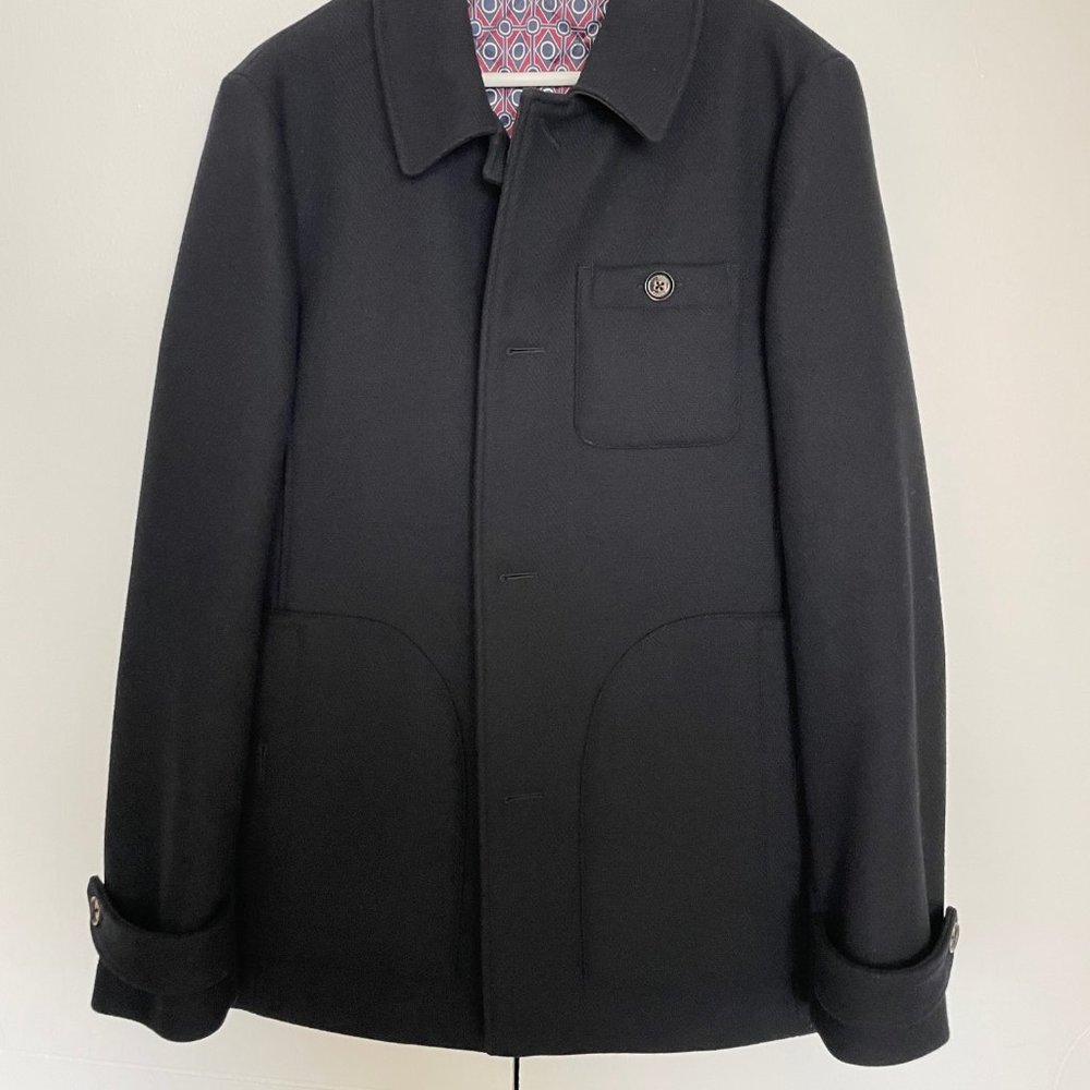 Ted Baker Balmacan Wool Cashmere Overcoat